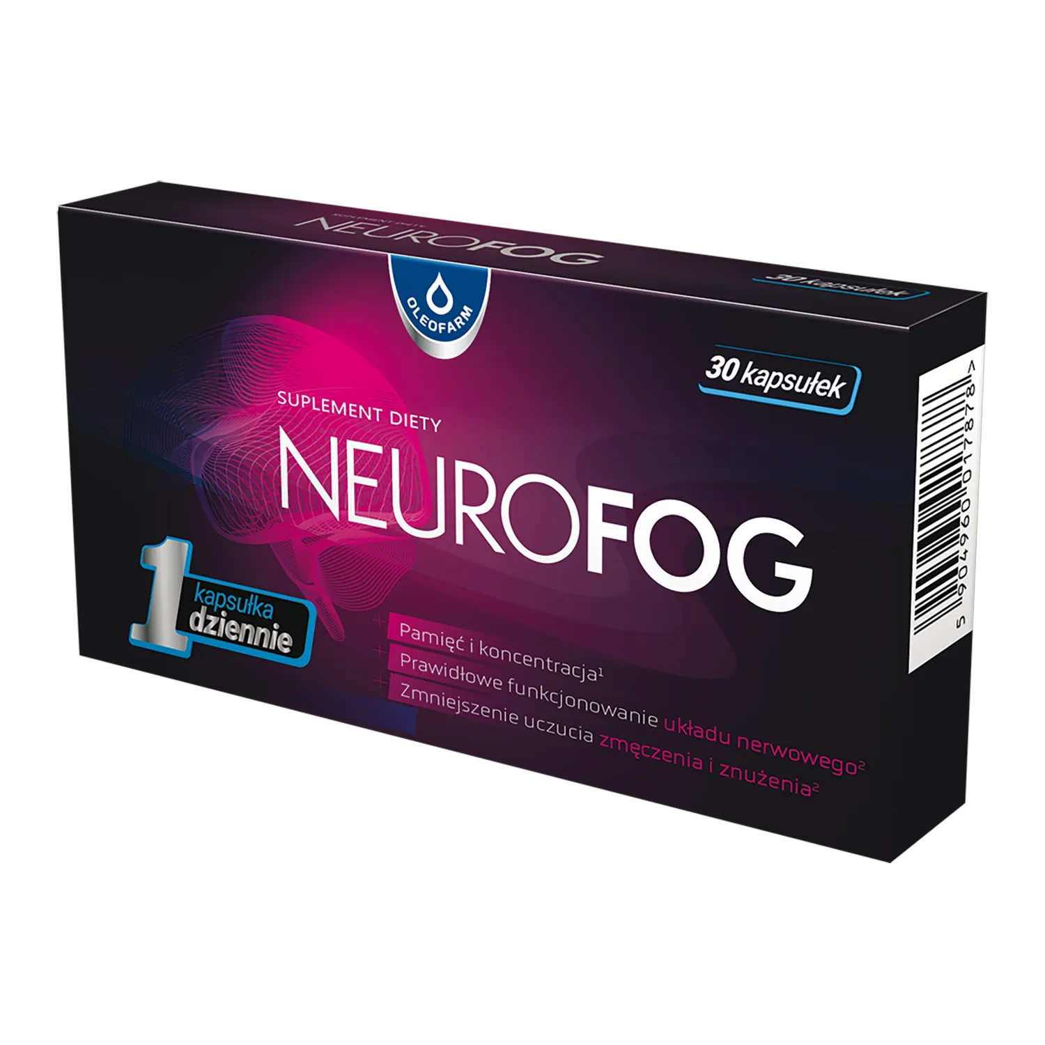 Neurofog природна підтримка памʼяті та ясності розуму - 30 капсул