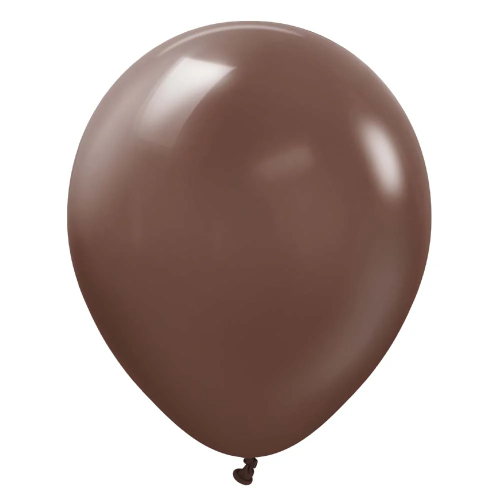 12-inch Brown latex helium balloon