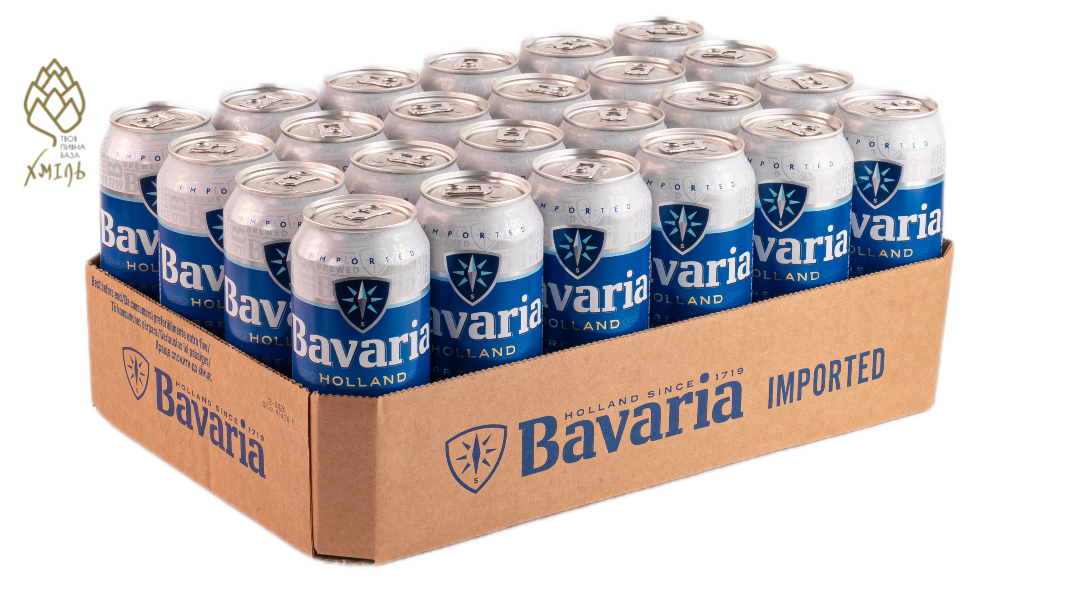 Пиво Бавария holand 5%  0,5 ж/б (24шт/уп)