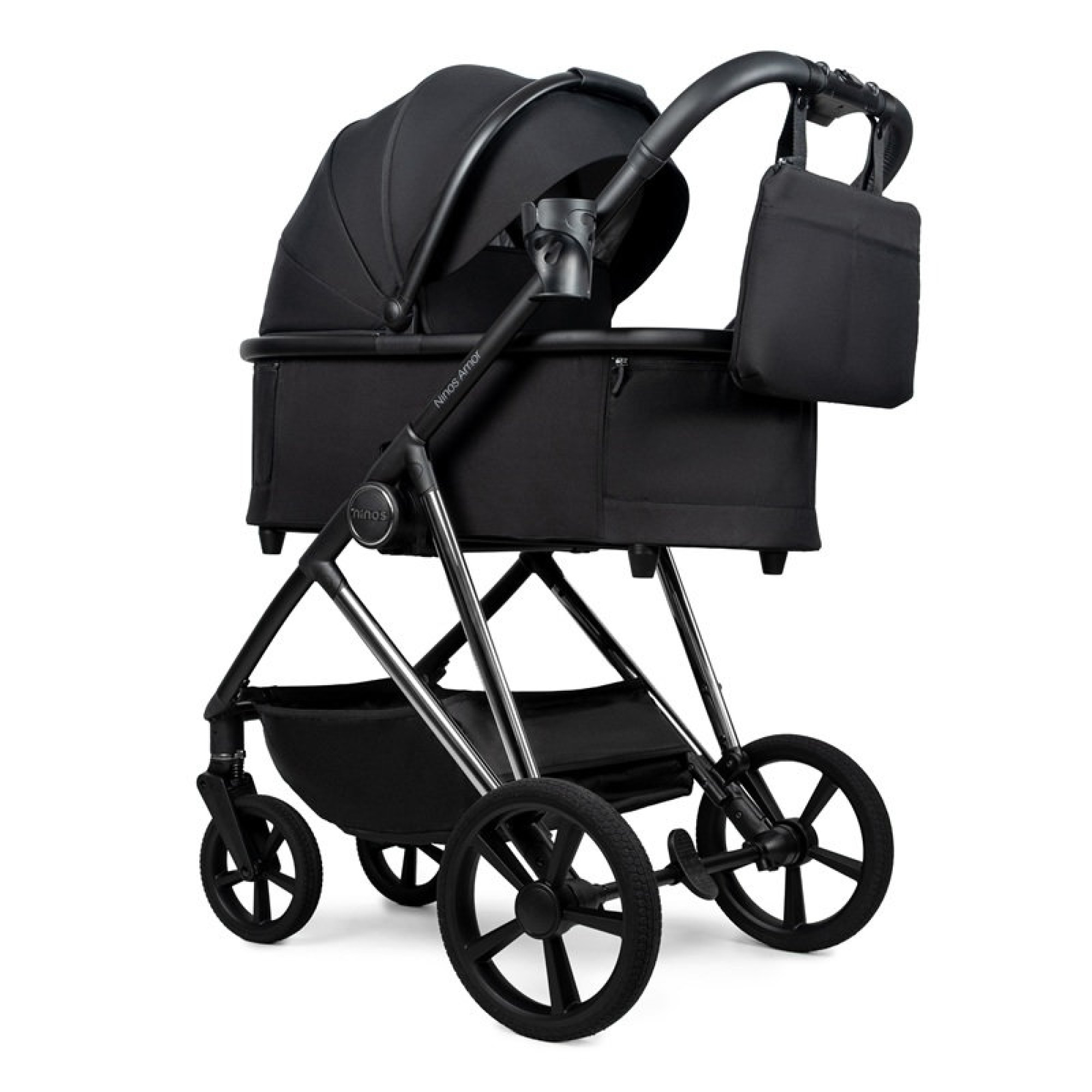 КОЛЯСКА 2В1 NINOS AMOR ALL BLACK