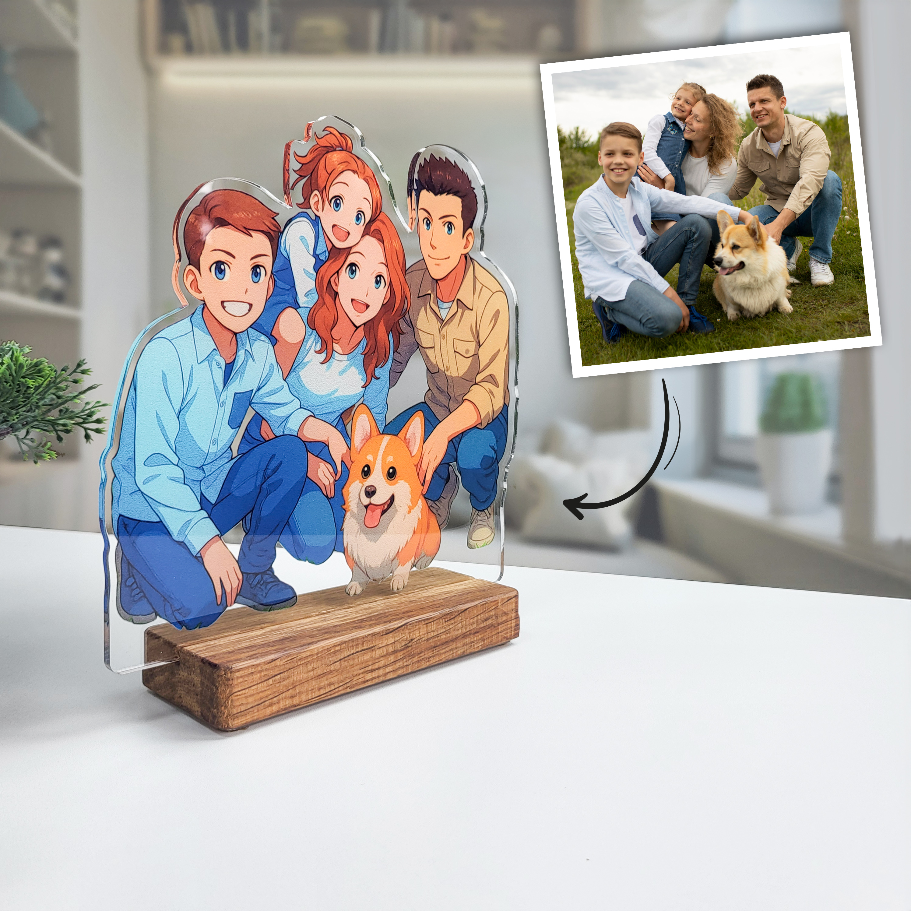 Акрилова фігурка «Аніме-персонаж»