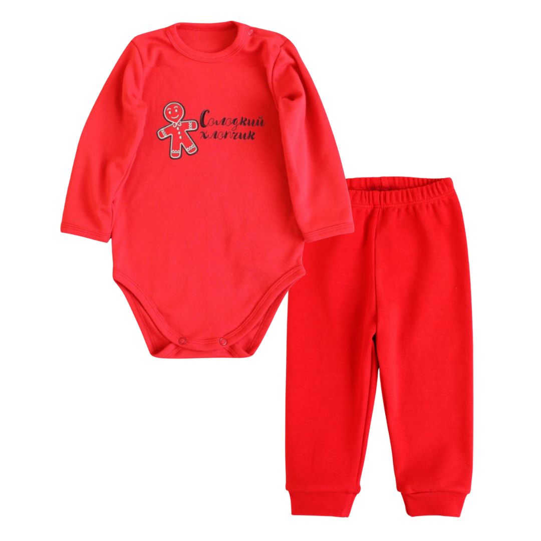 Комплект дитячий вишитий Солодкий хлопчик