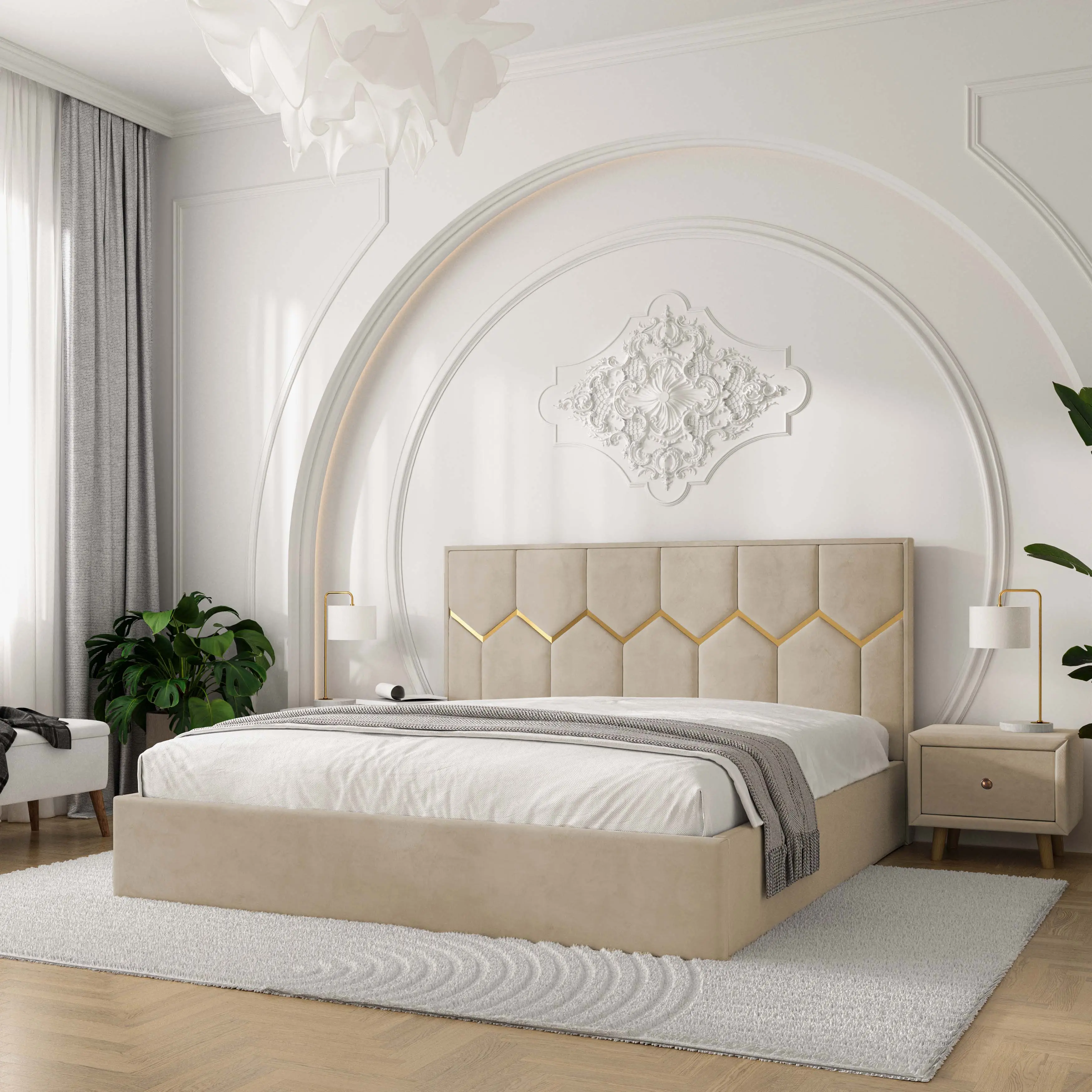 Двоспальне ліжко 