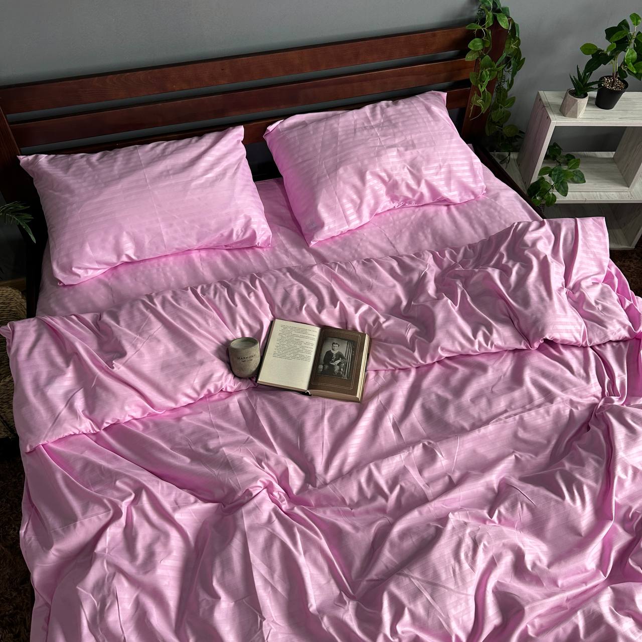 Постільна білизна в смужку Soft Барбі полісатин