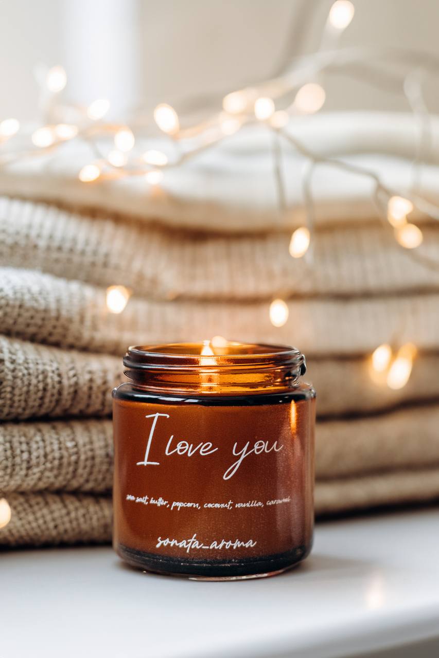 Свічка "Я люблю тебе"