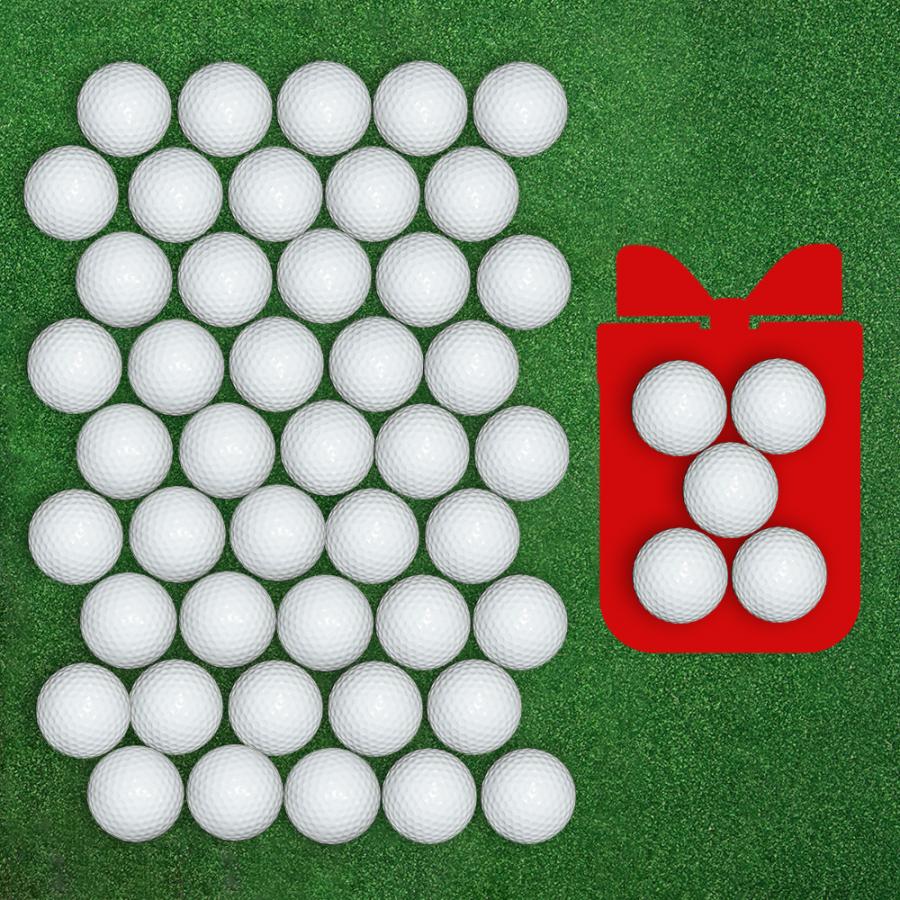 Набір з 45+5 подарункових м'ячів для гольфу GOLF PRO BALL А59
