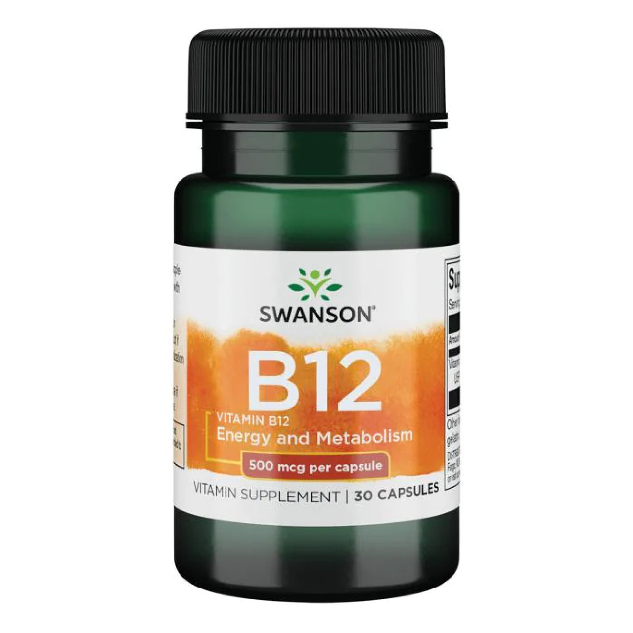 Вітамін В-12, Vitamin B-12 500mcg - 30caps