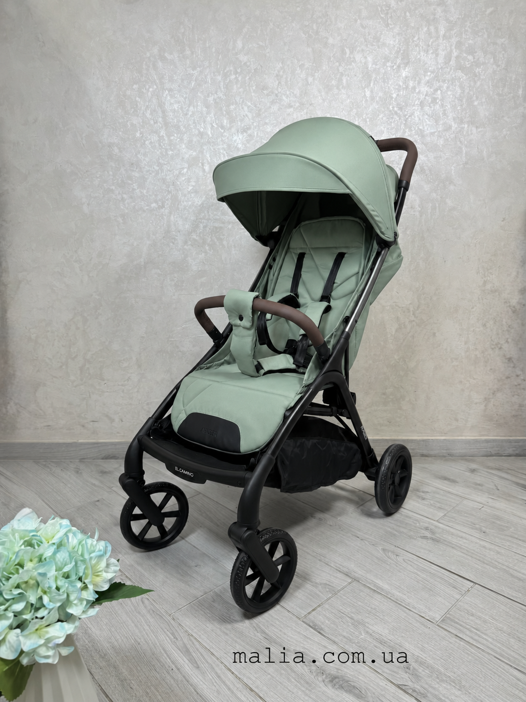 Візок прогулянковий EL CAMINO AMBER ME 1227 Sea Grass