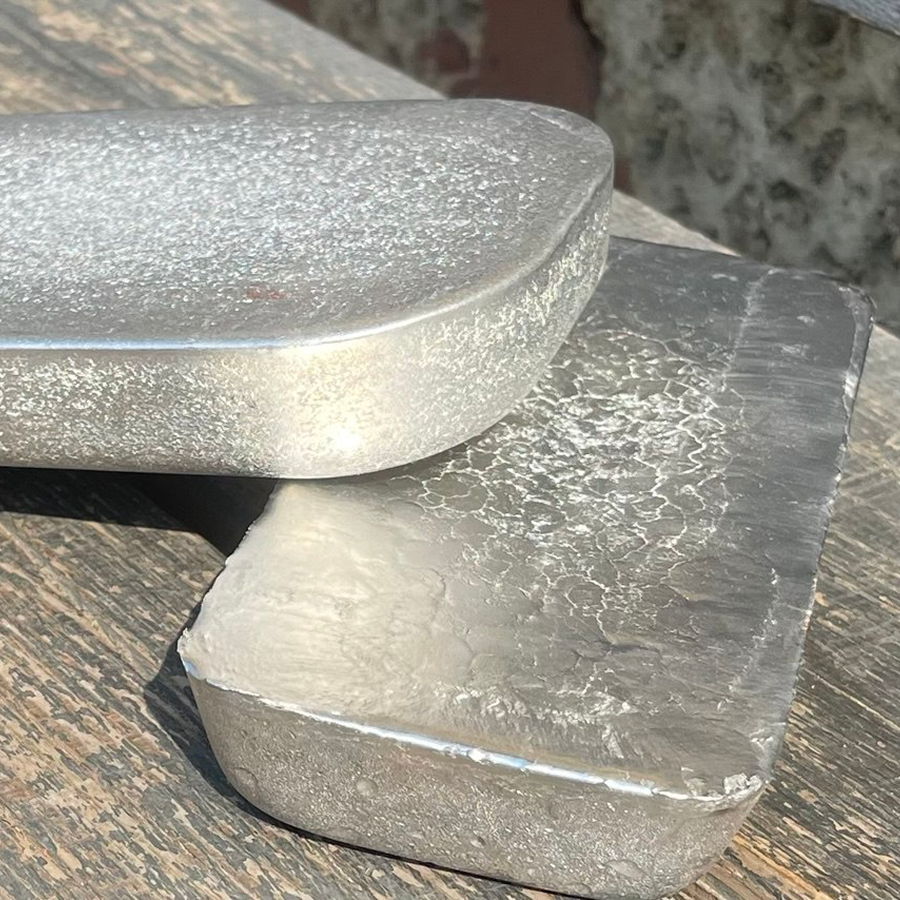 Припій ПОС-60 в чушках / Solder POS-60 ingots