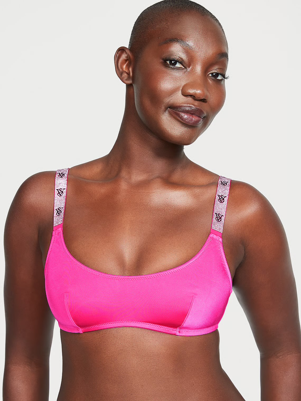 Ліф VS Bombshell Shine Strap pink
