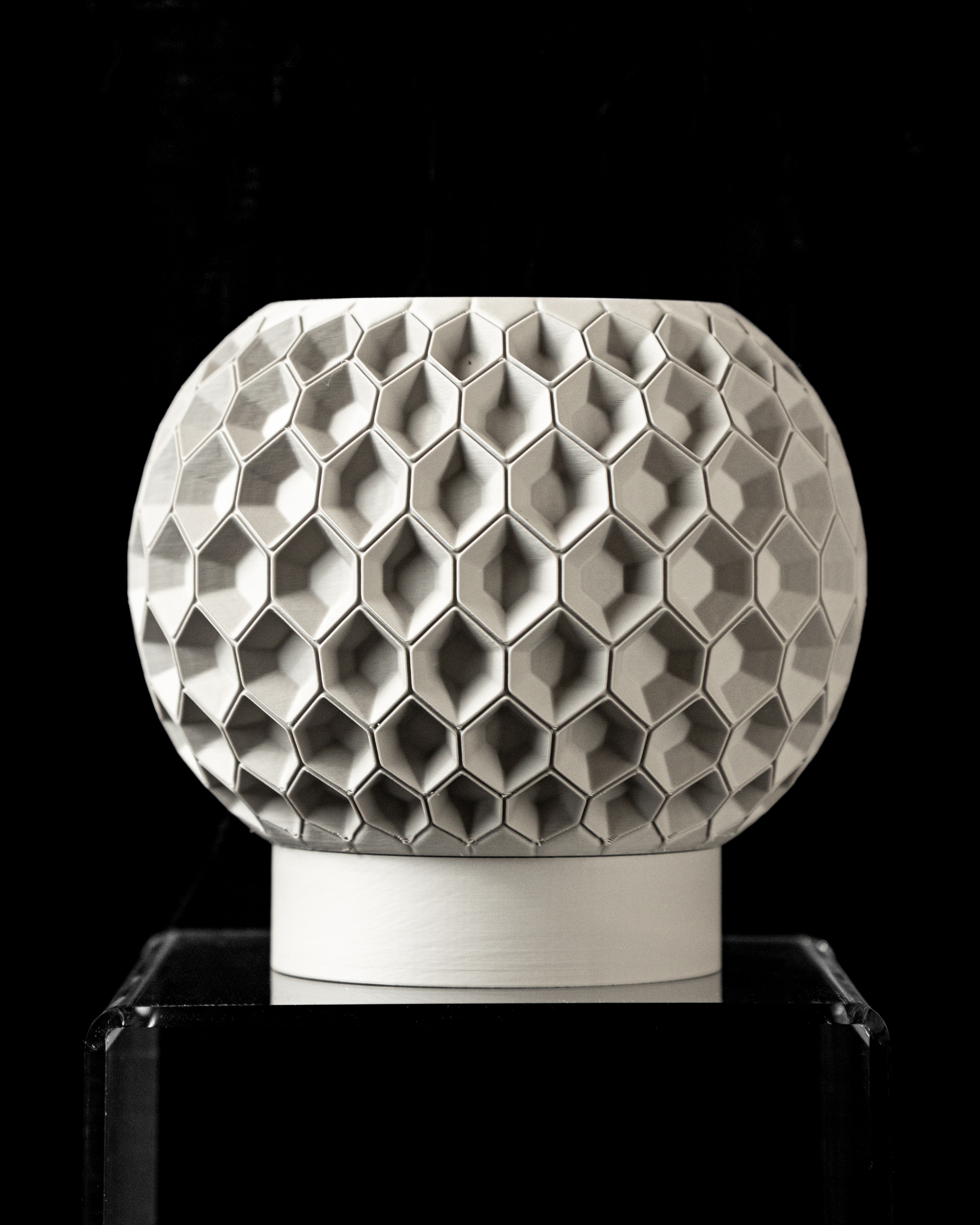 Hexa Planter Pot 02 – Modern 3D Printed Planter