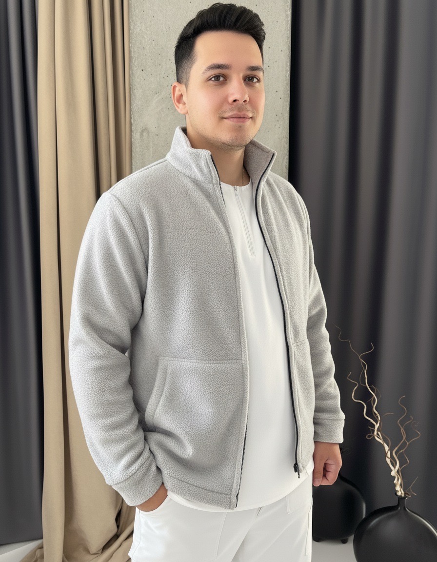 Флісова кофта чоловіча