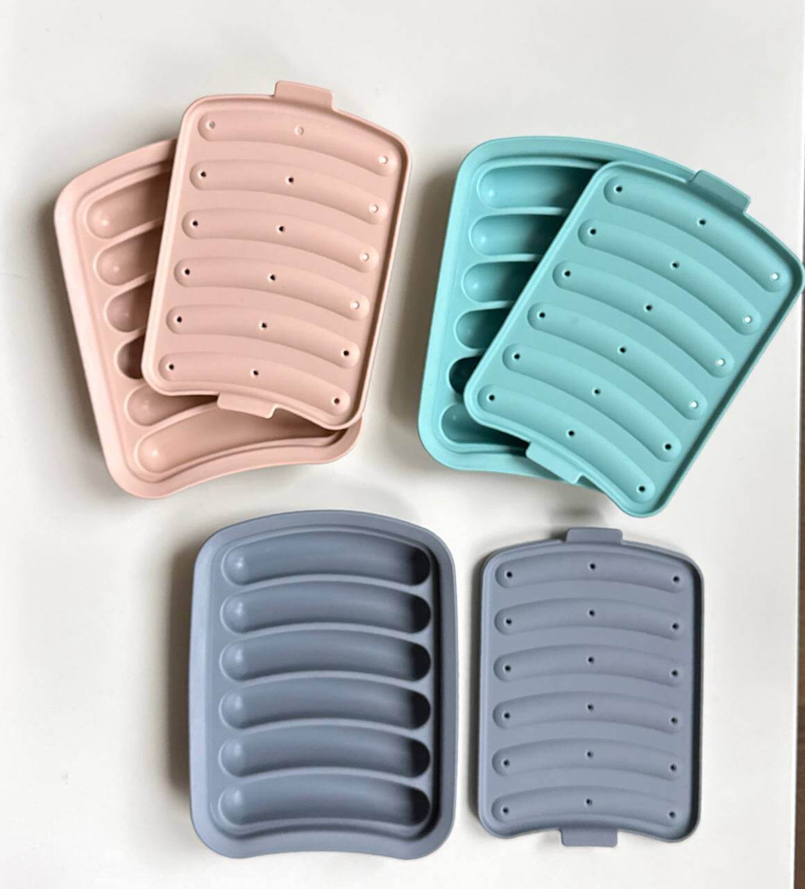 Силіконова формочка на 6 сосисок