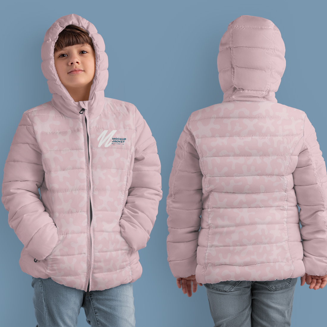 4 Mockups of a Kids Jacket