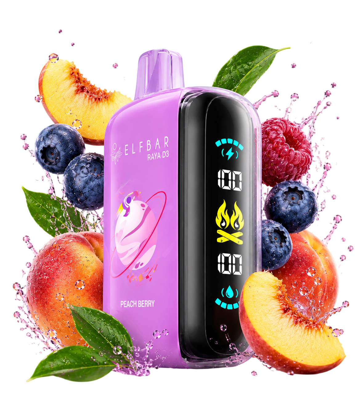 Ельф RAYA D3 25000 Peach berry (Персик ягоди)
