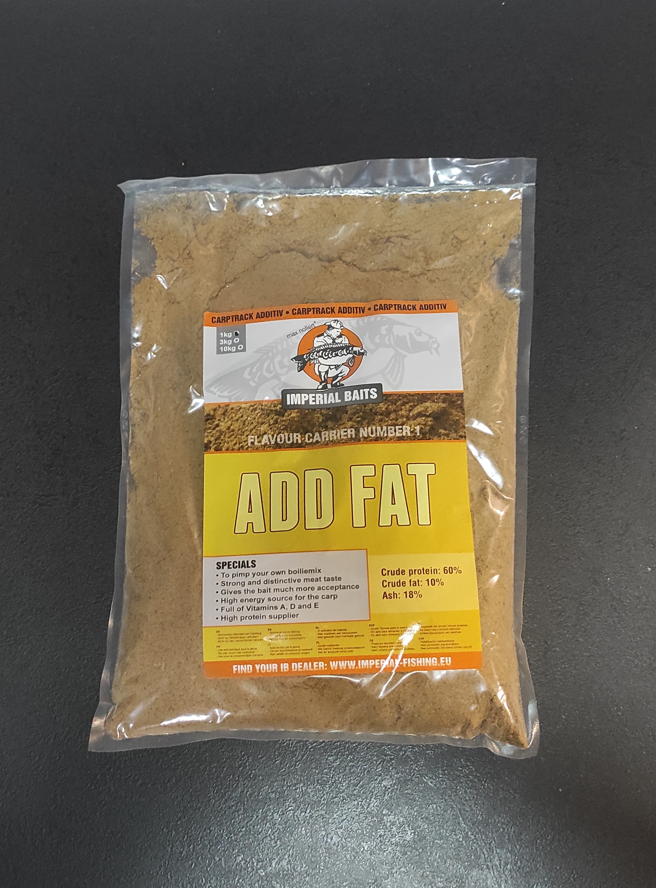 Борошно Imperial Baits Carptrack Add Fat 1 кг. 3кг.