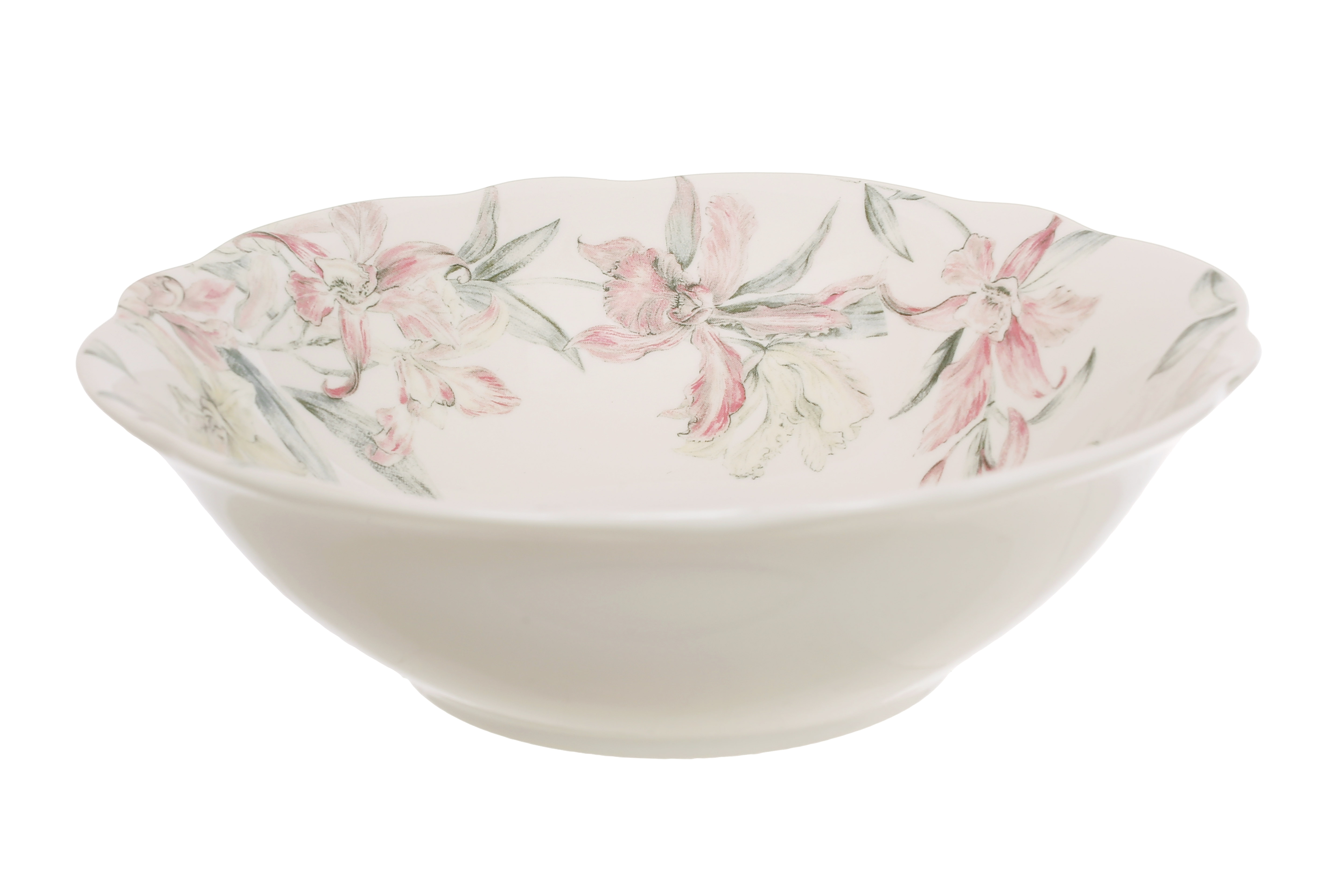 Pink Orchid Салатник порцеляновий