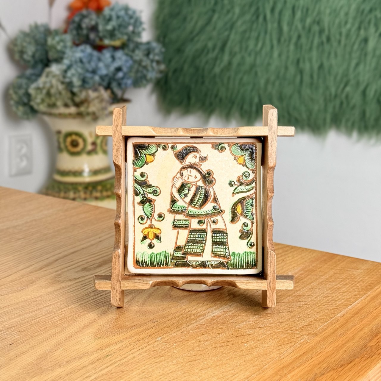 Плиточка у рамці "Закохані", 15*15 см