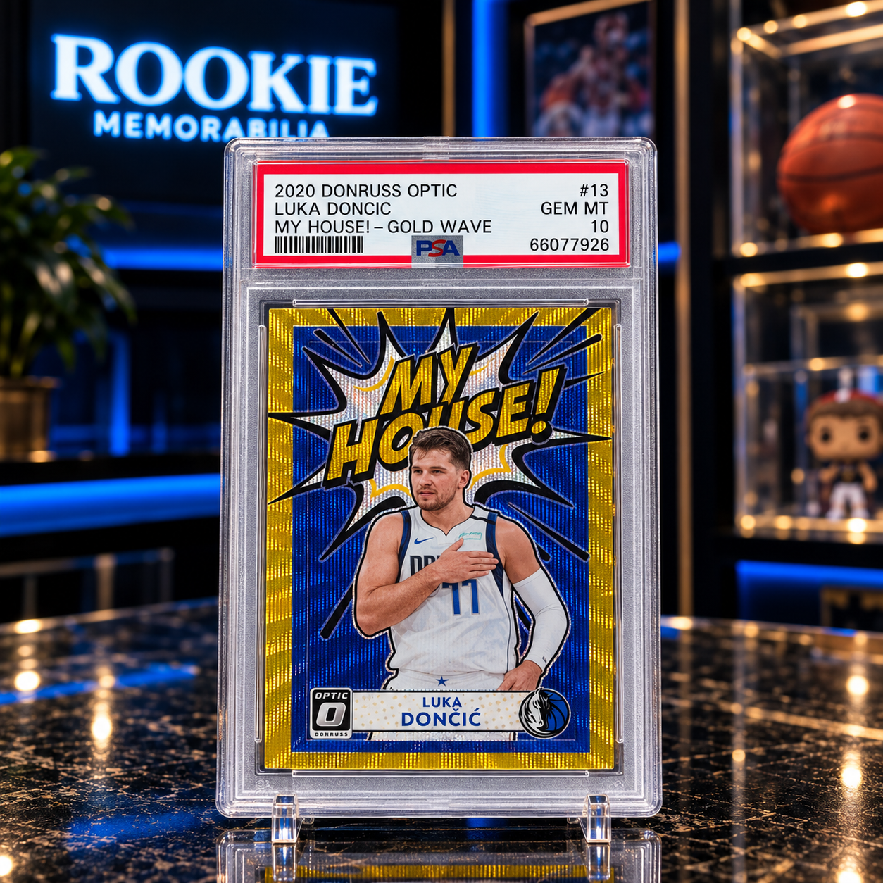2020 Donruss Optic Luka Dončić #13 PSA 10