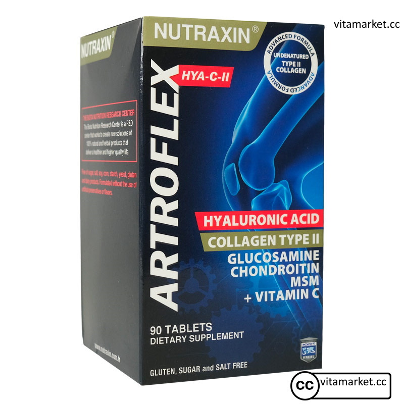 Nutraxin Artroflex Hya C-II – 90 Tablets | Joint Comfort & Flexibility Support