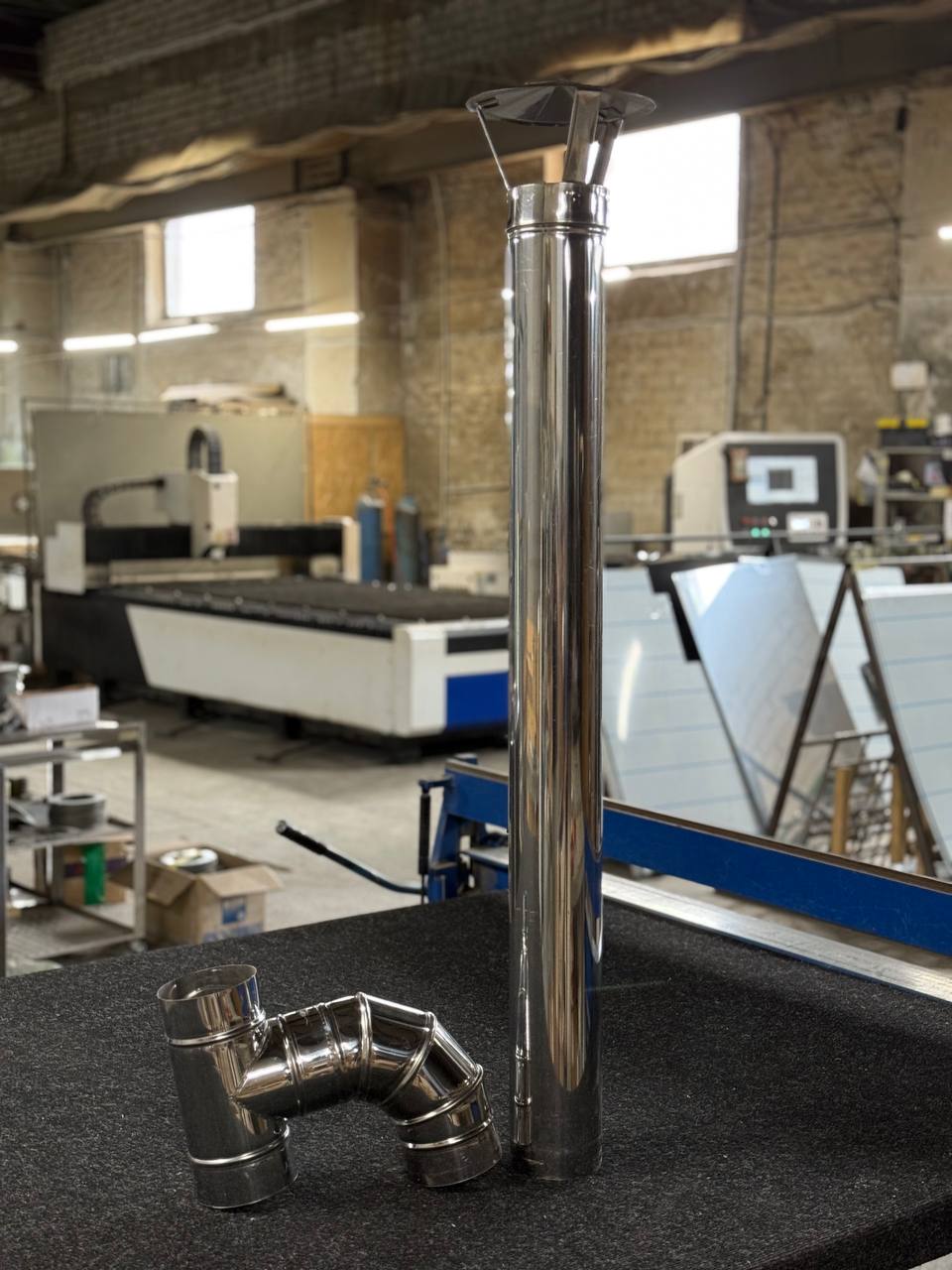 Труби димохiд на буржуйку