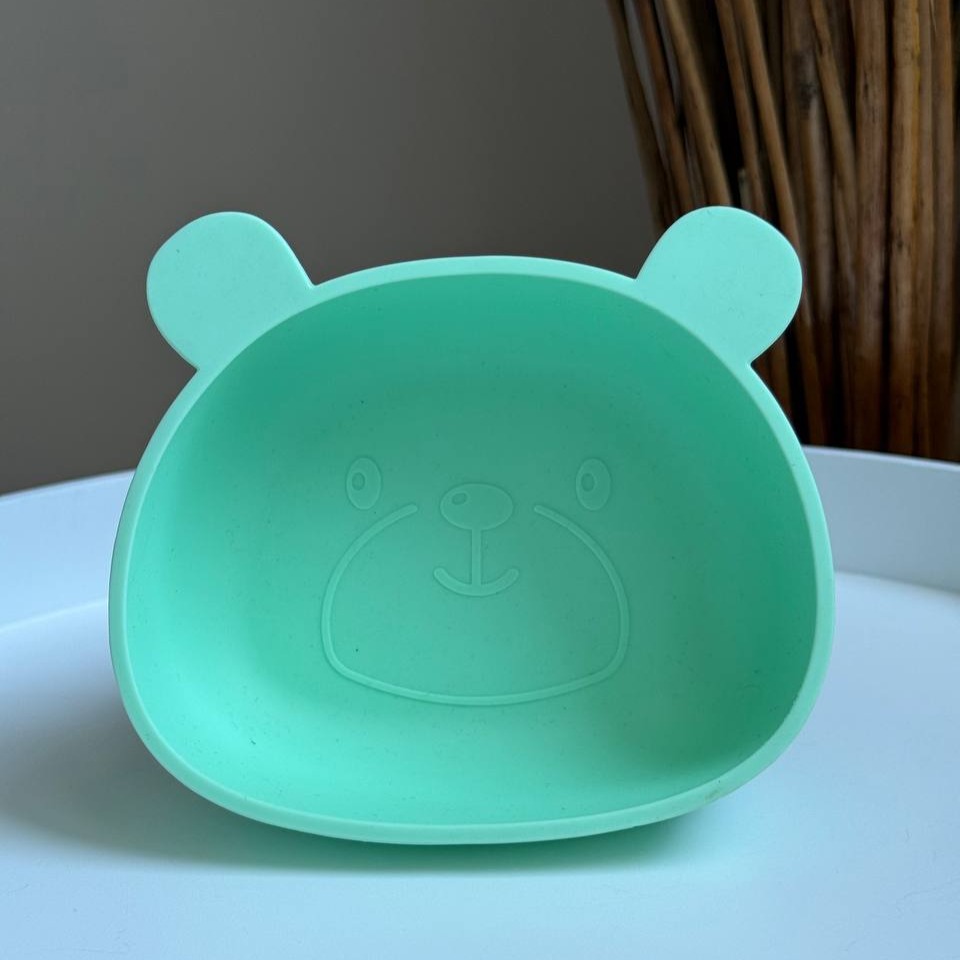 Глибока миска "Ведмедик" М'ята (mint)