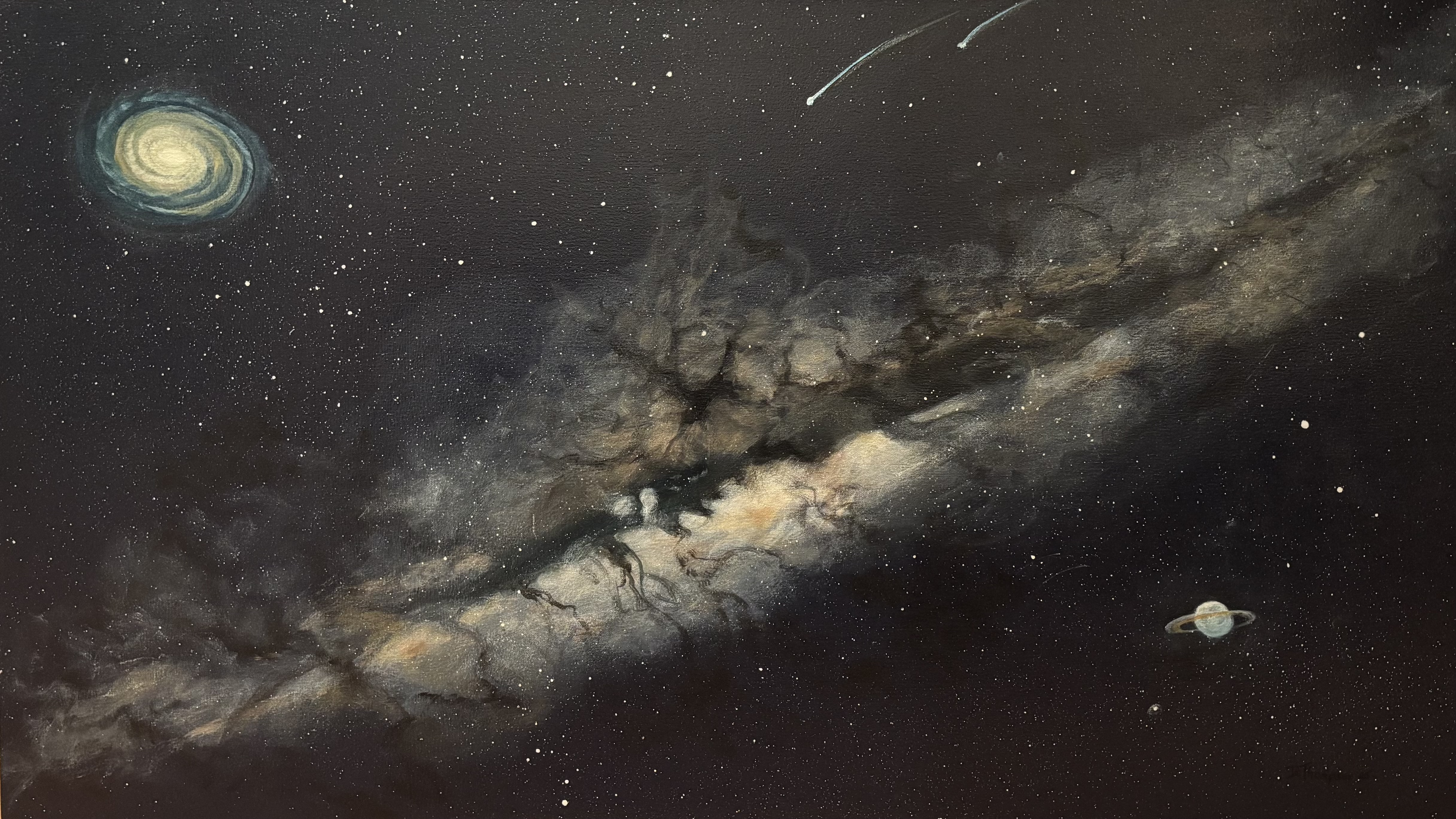 Milky Way Galaxy - Original Acrylic Painting