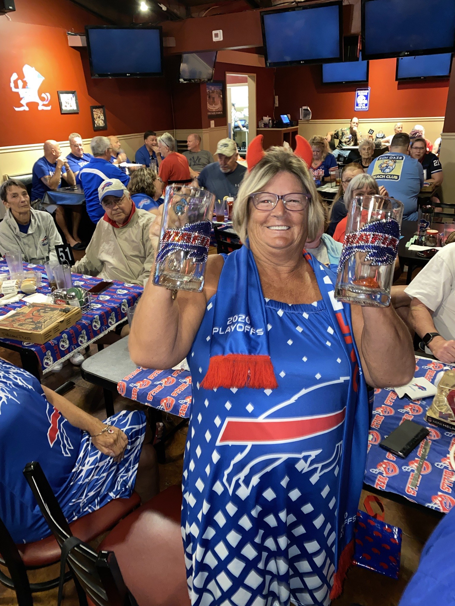 Bills Mafia Bling Beer Mug