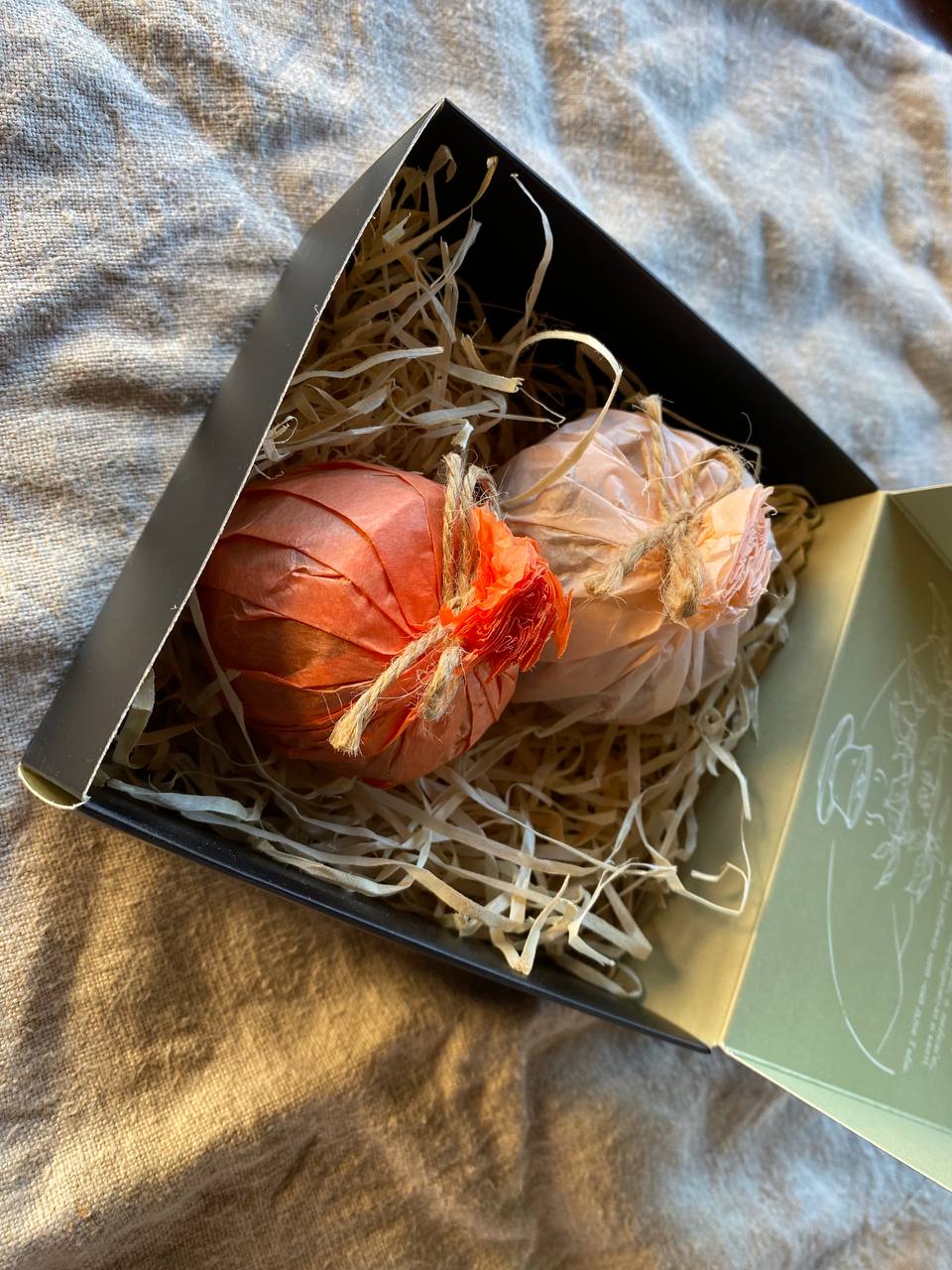 Подарунковий бокс : чай в апельсині -2шт