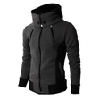 Casual Zip Up Hooded Sweatshirt For Men | Fake Two Piece Style Hoodie
