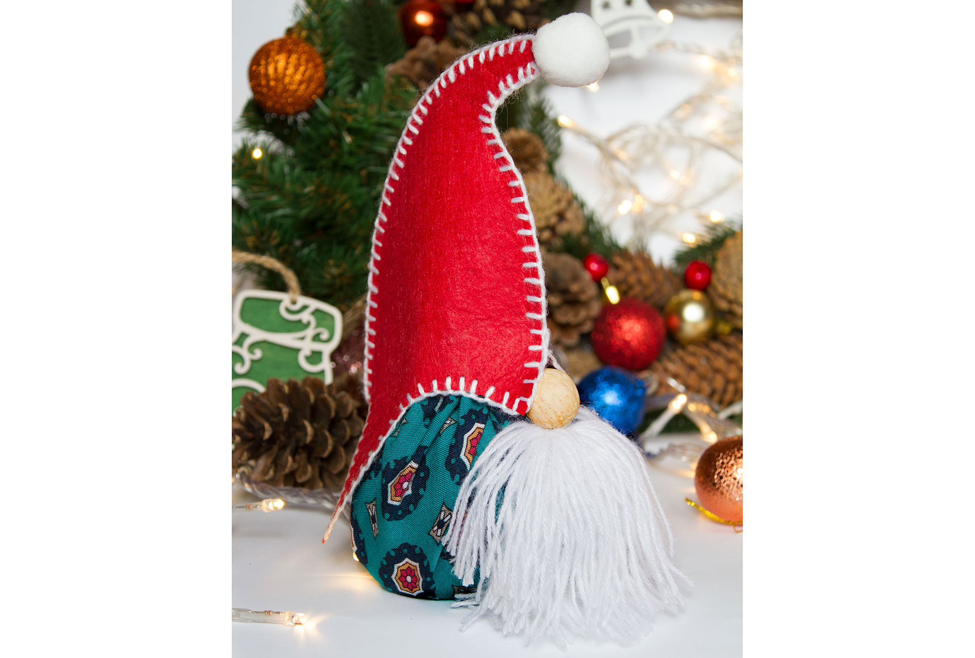 Гном різдвяний Червоний