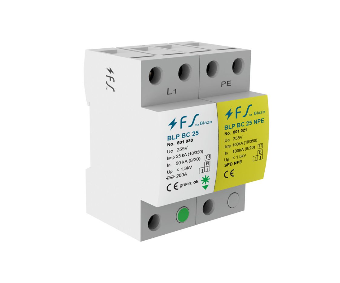 Пристрій захисту від імпульсних перенапруг BLP BC-25 V/1+1