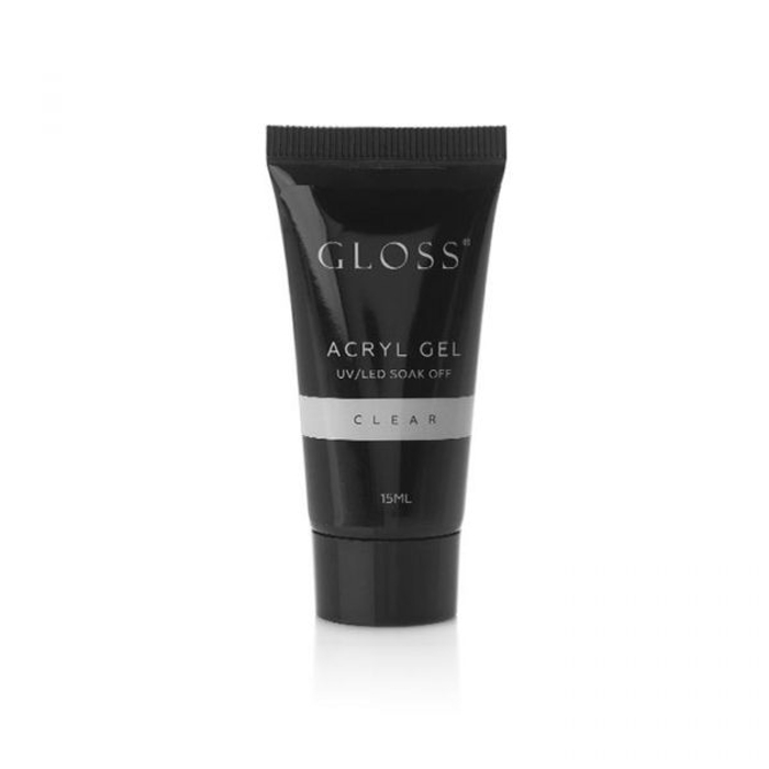 Акрил-гель GLOSS Clear (прозорий), 15 мл