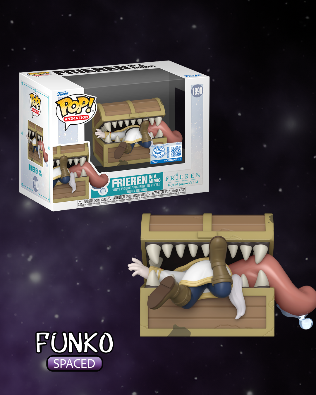 Фігурка Funko Pop Frieren in a mimic | Фанко Поп Фрірен - Фрірен в міміку #1990