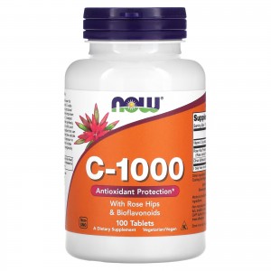 NOW Foods Vitamin C 1000 mg Acute Release – 100 таблеток
