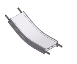 Вертикальна дуга ковзання, R500/10°, CS 200 SL