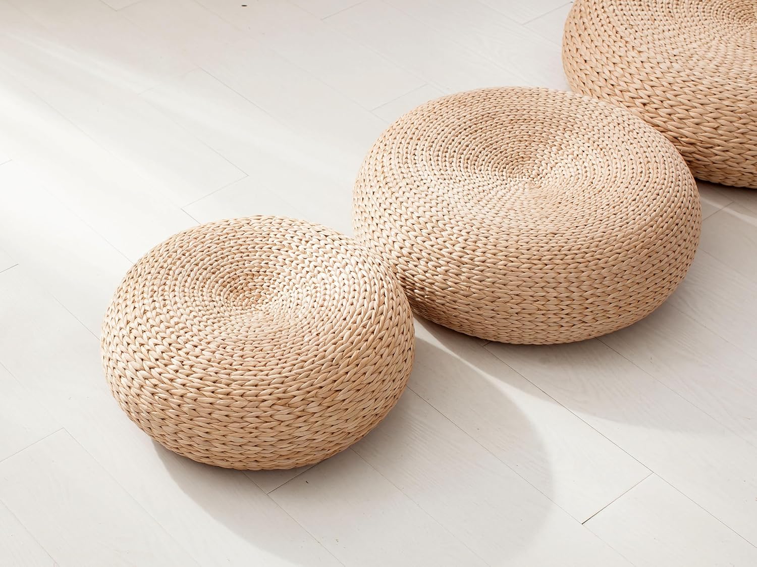 Woven Floor Pouf