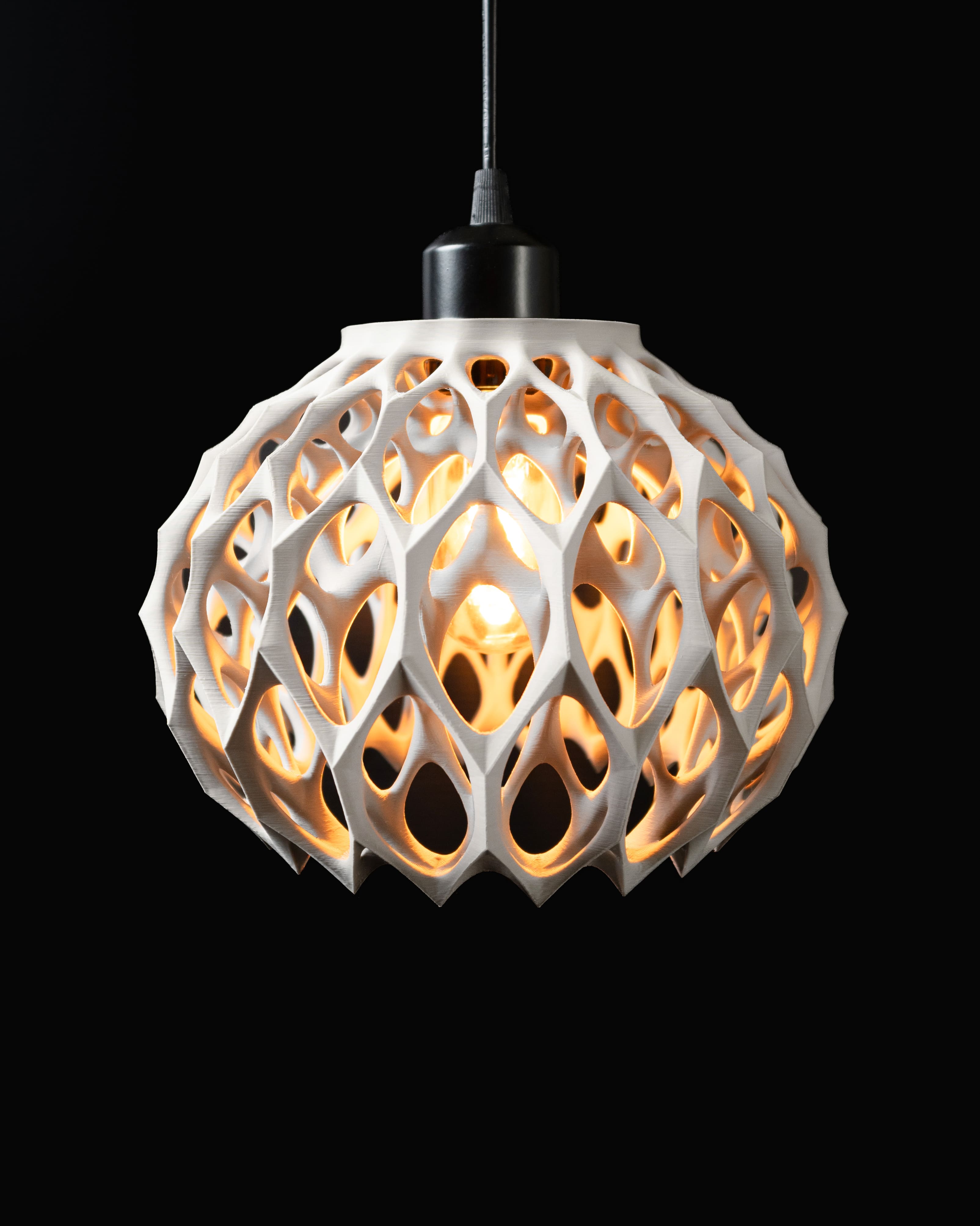 Invader Pendant Lamp – Modern 3D Printed Pendant Lamp