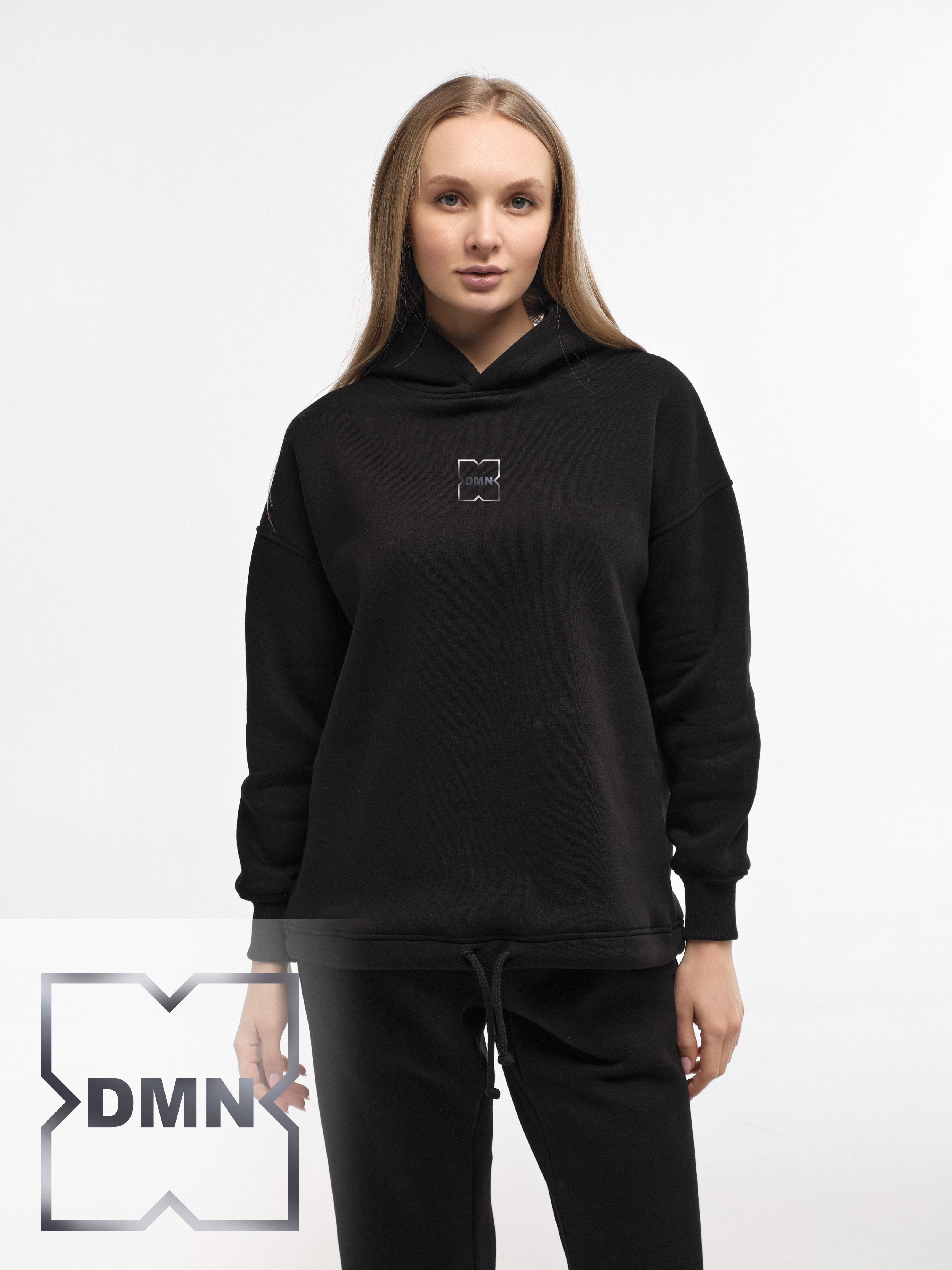 HOODIE "DMN" (DOMINATION) | LACE | BLACK EMOTION | XH2