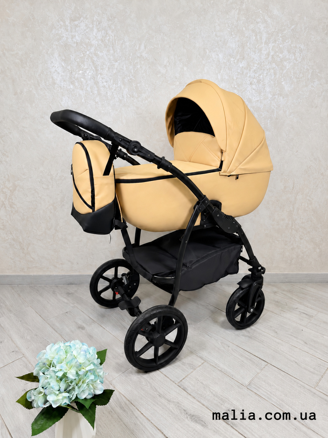 Дитяча коляска 2в1 Victoria Gold Optima екошкіра 06