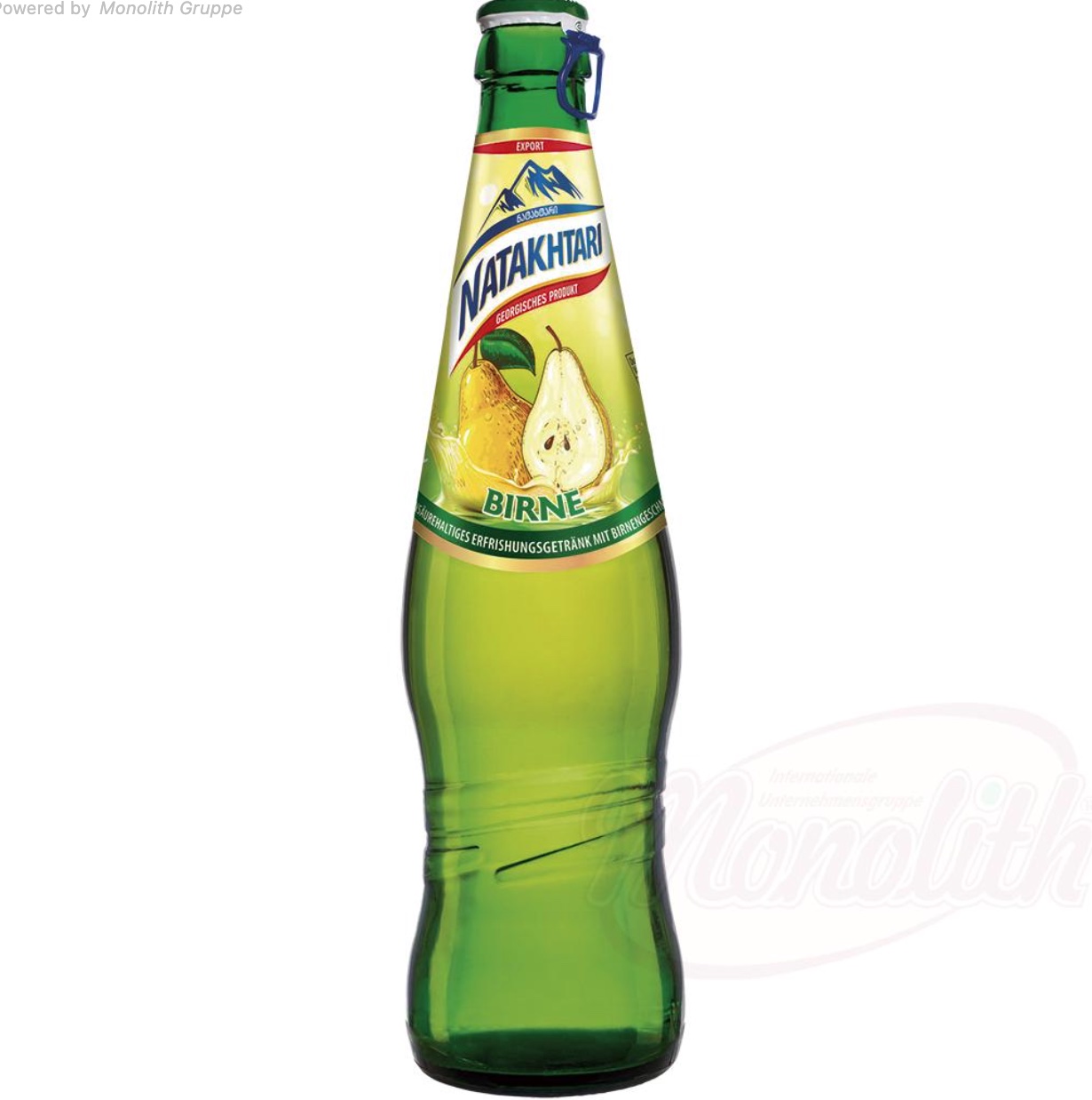 🇬🇪 "NATAKHTARI" Refresco carbonatado con sabor a pera, 0.5 L.
