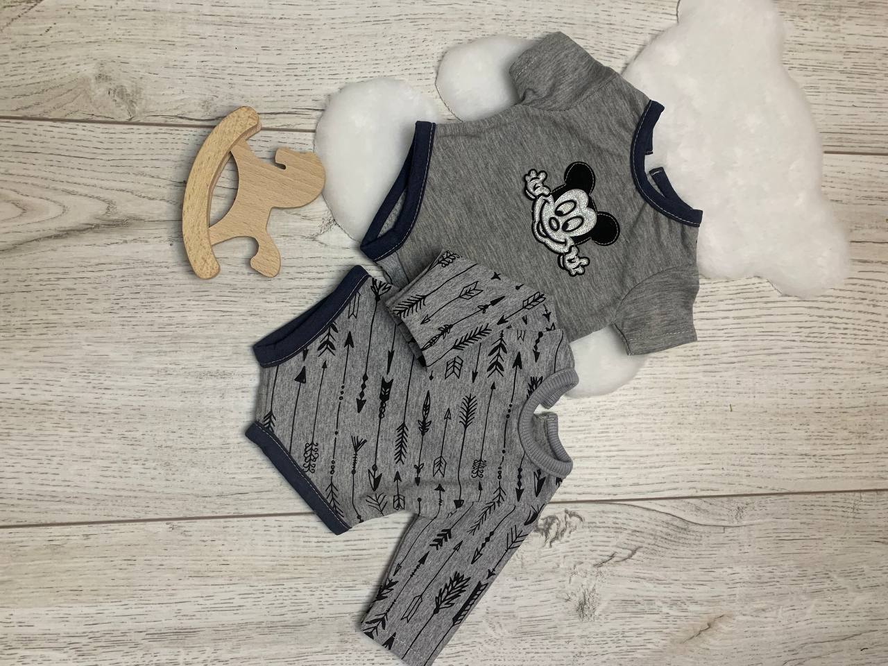 Бодіки з міккі маусом для пупса Baby Born