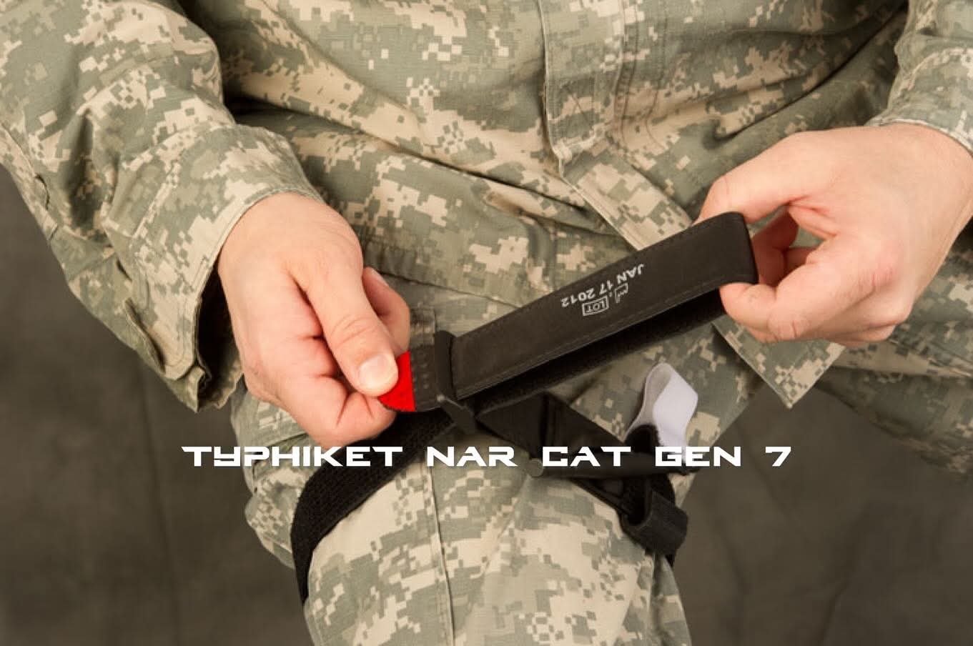 Оригінальний кровоспинний медичний джгут-турнікет "CAT GEN.7".