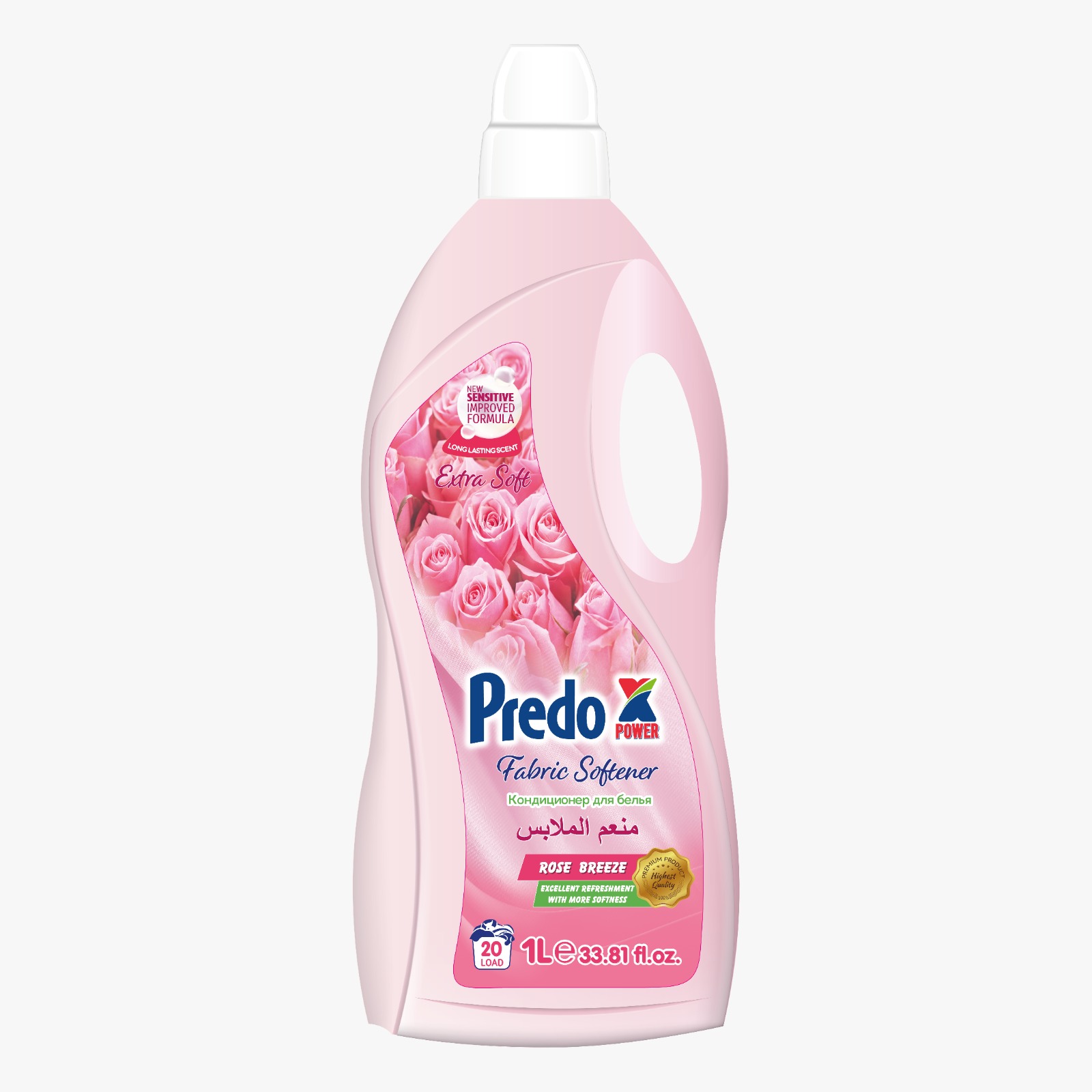 Predo Power Płyn do Zmiękczania Tkanin Rose Breeze 1L