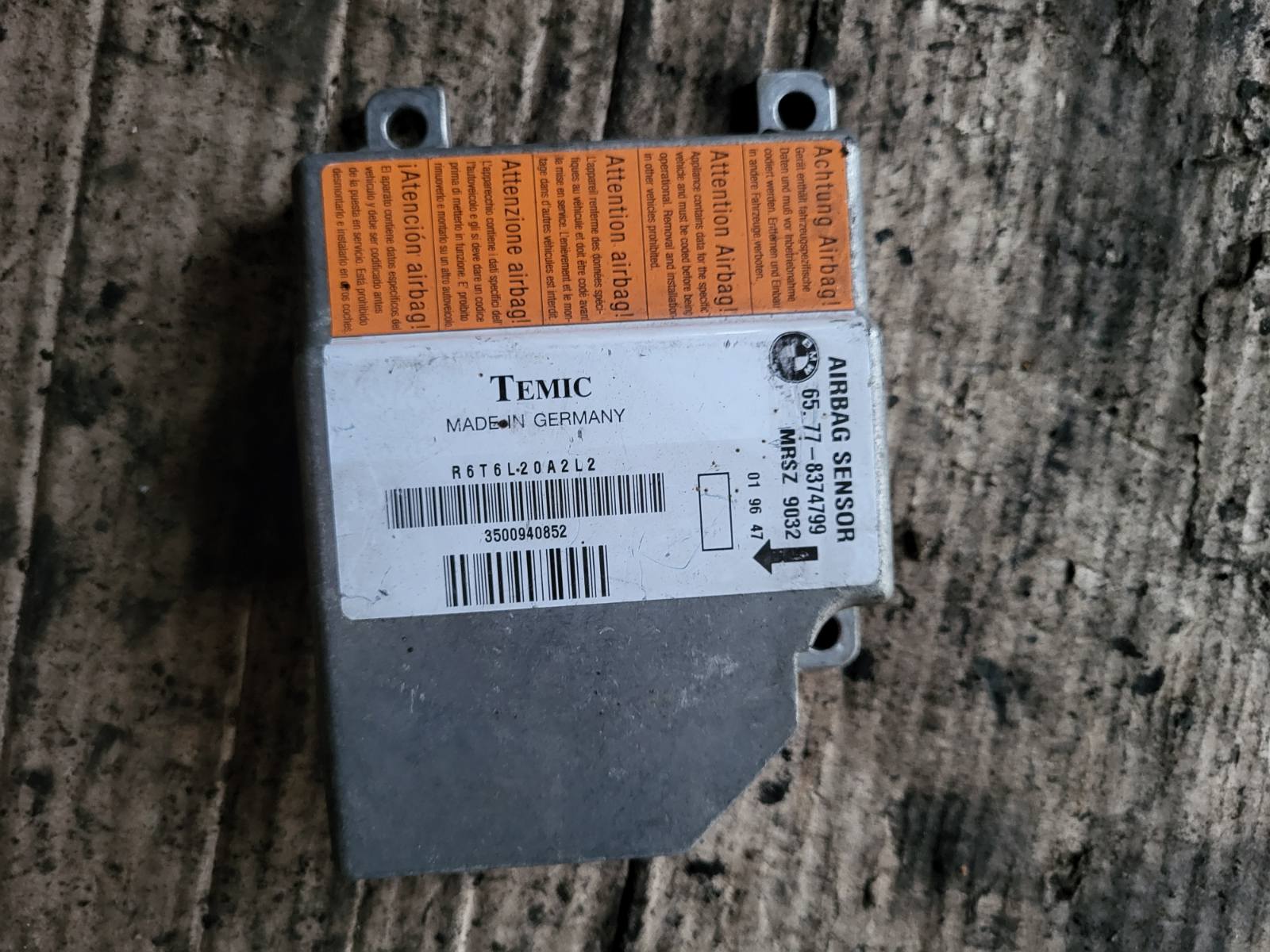 Блок AIRBAG BMW E39