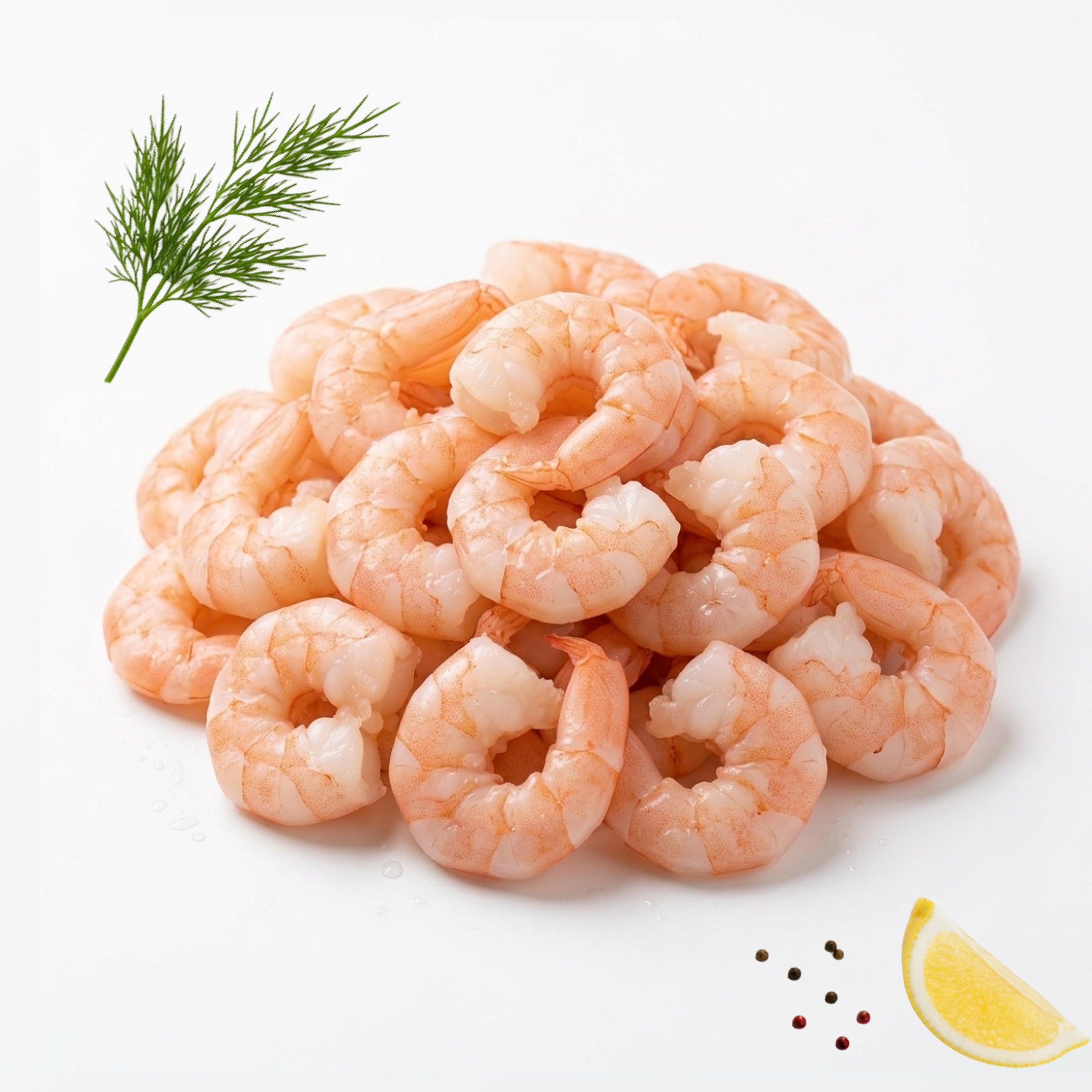 Креветка варено-морожена очищена, 1 кг