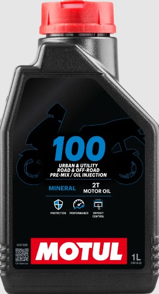 Моторна мінеральна олива Motul 2T Scooter Power, 1л