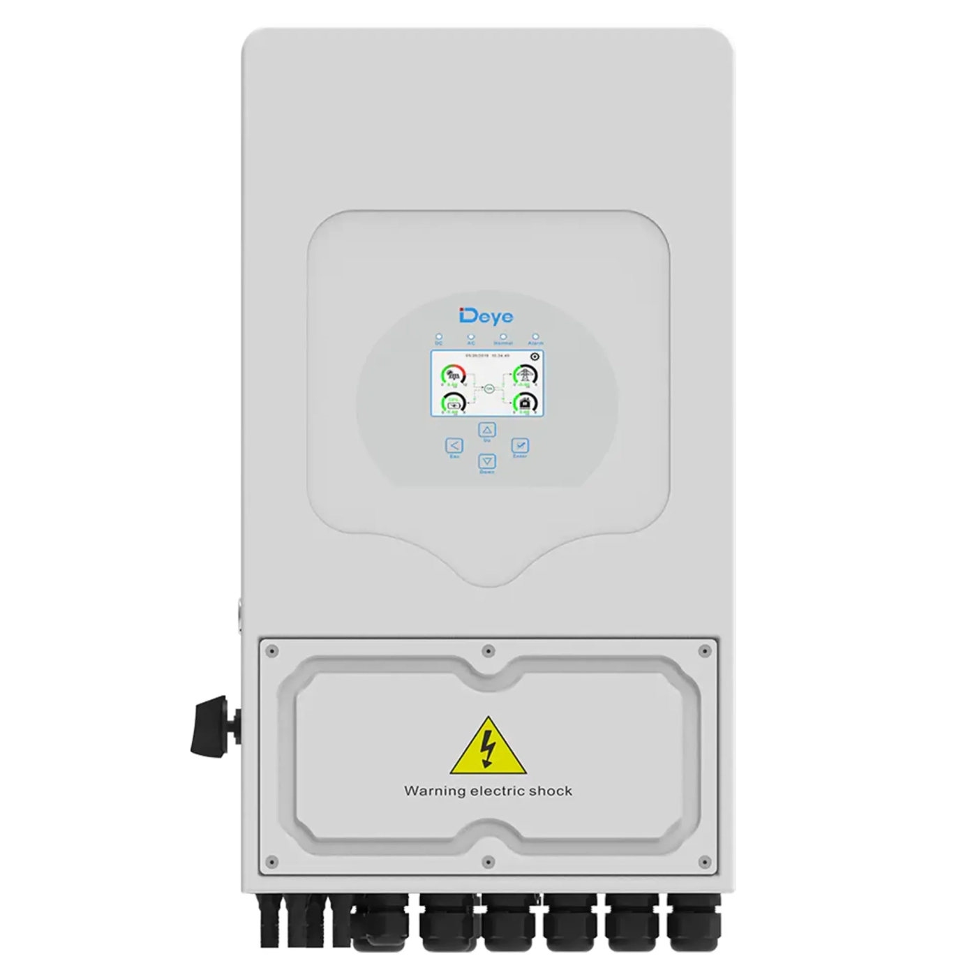 Інвертор гібридний Deye SUN-8K-SG05LP1-EU-AM2-P (8 кВт, 1 фаза, 2 МРРТ, LV)