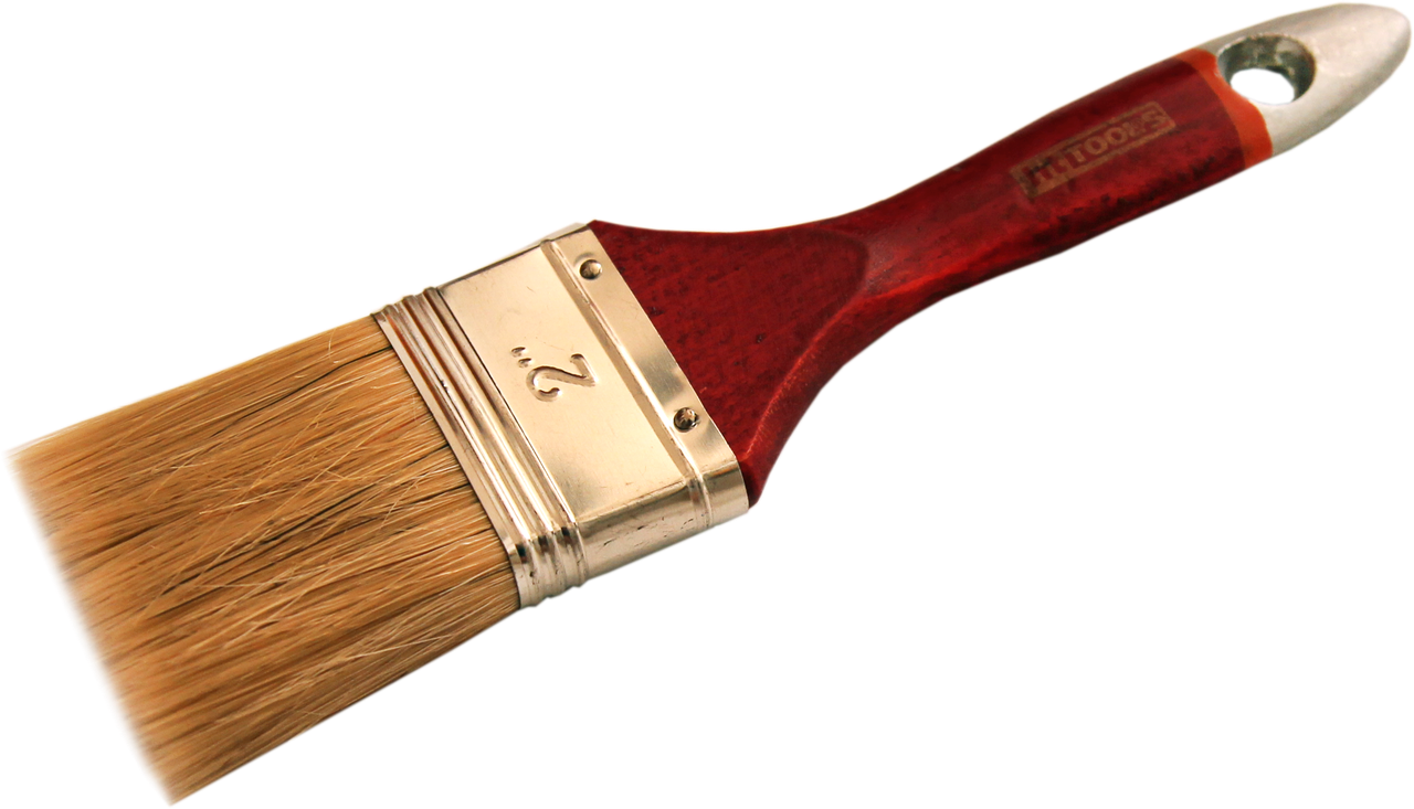 Пензлик флейцевий тип "Євро" пластикова ручка 1  (12шт)