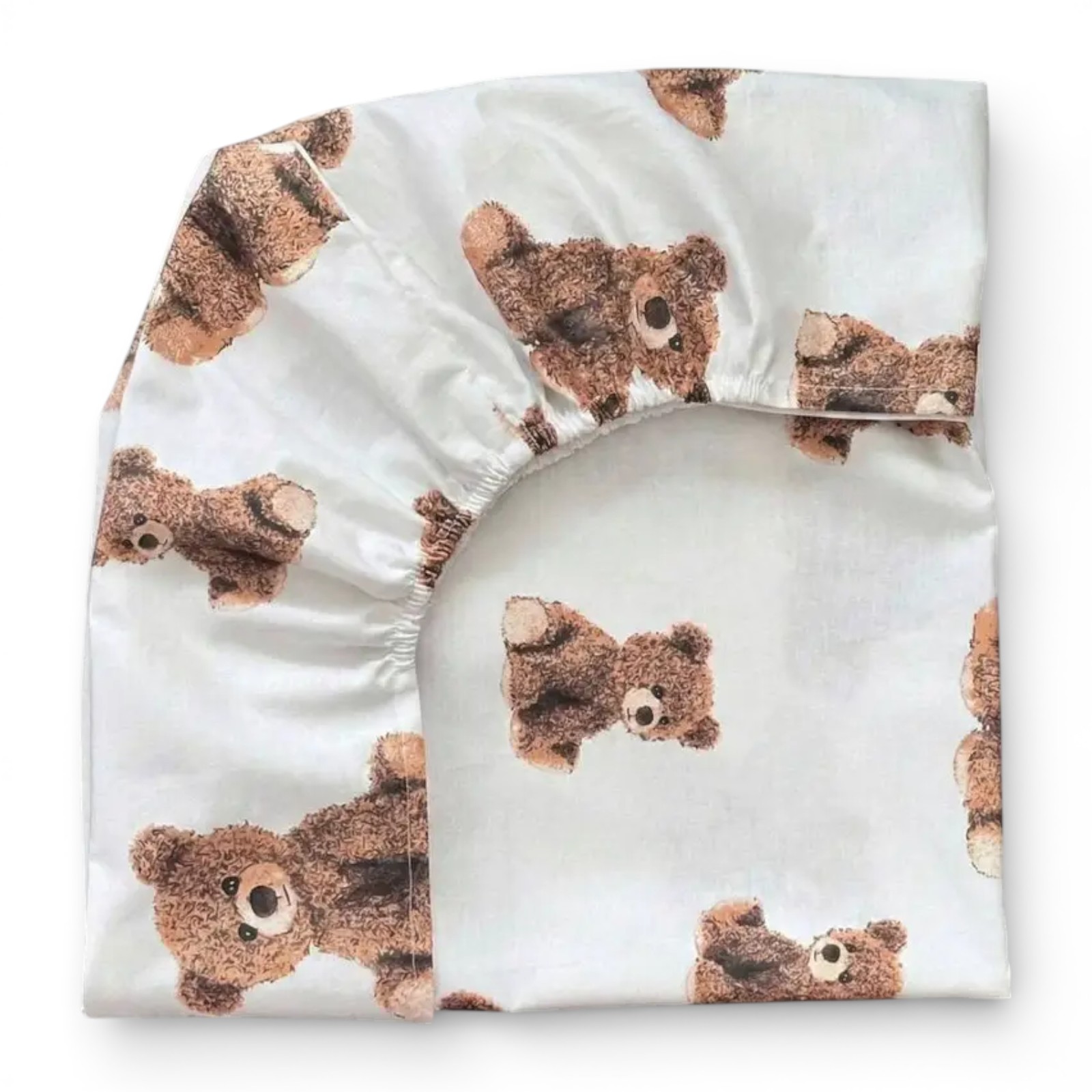 Простирадло в дитяче ліжечко 120 х 60 см Ведмедик